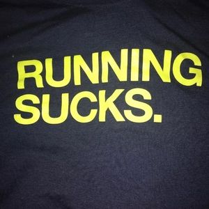 Unisex Nike “Running Sucks” Tee